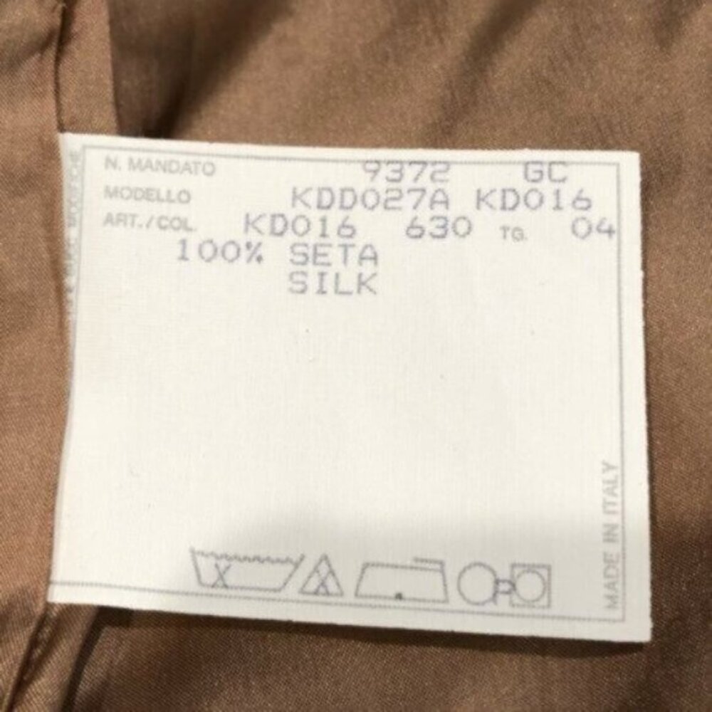 Michael Kors Tan 100% Silk Utility Jacket 4 - Picture 10 of 10
